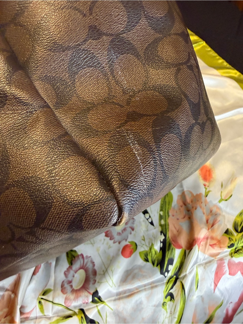 Coach Signature Diaper Bag- Brown - Picture 8 of 16